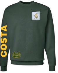 Mira Costa Patch Unisex Crew Fleece Sweatshirt