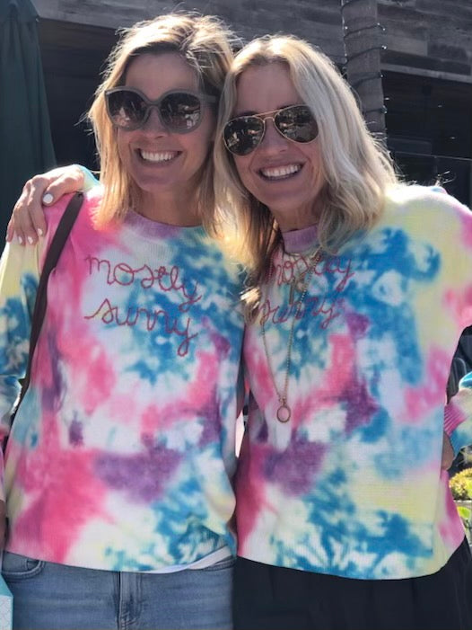 CUSTOM LARGE FRONT Hand Embroidery Fleece Sweatshirt