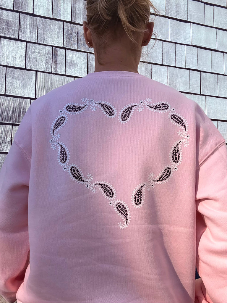 Long Sleeve Bandana Love Sweatshirt