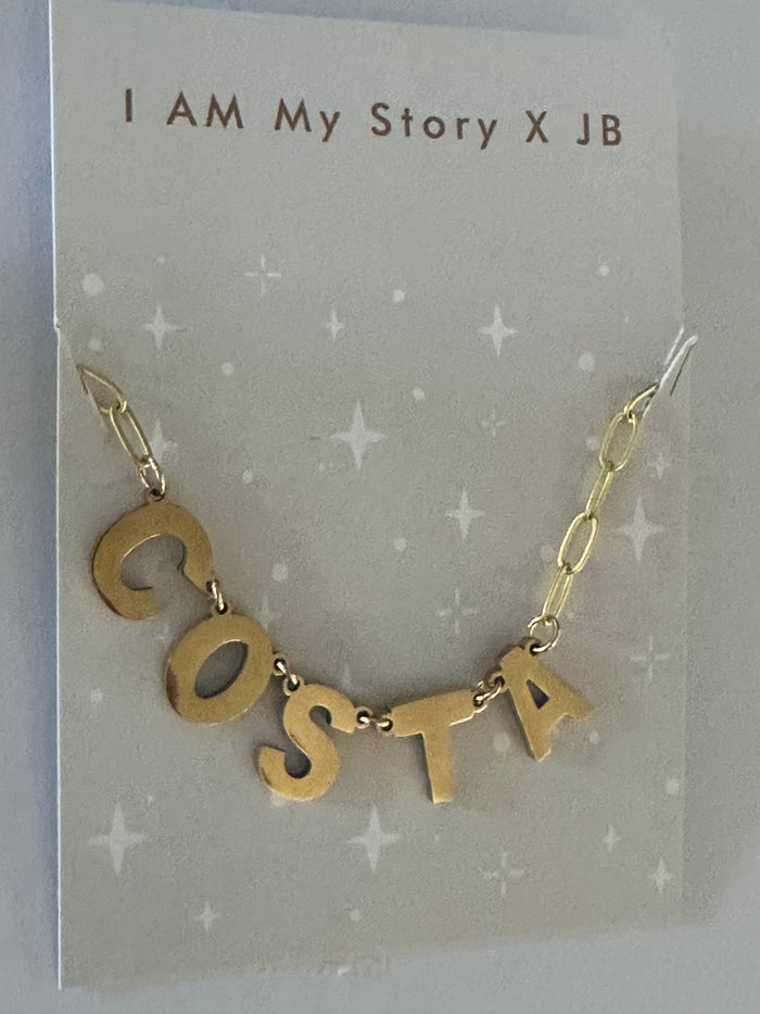 LARGE Costa Gold Chant Necklace