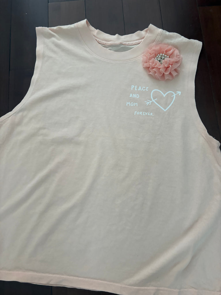 MOM flower women's tank