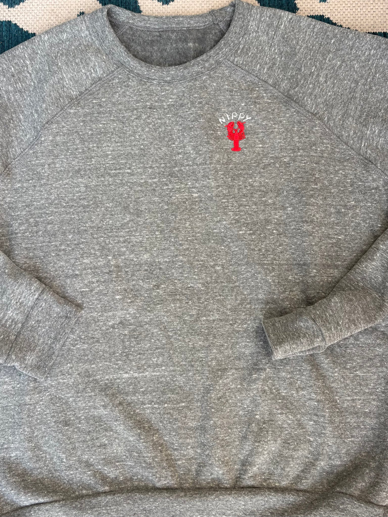 Hand Embroidered Nippy Long Sleeve Sweatshirt