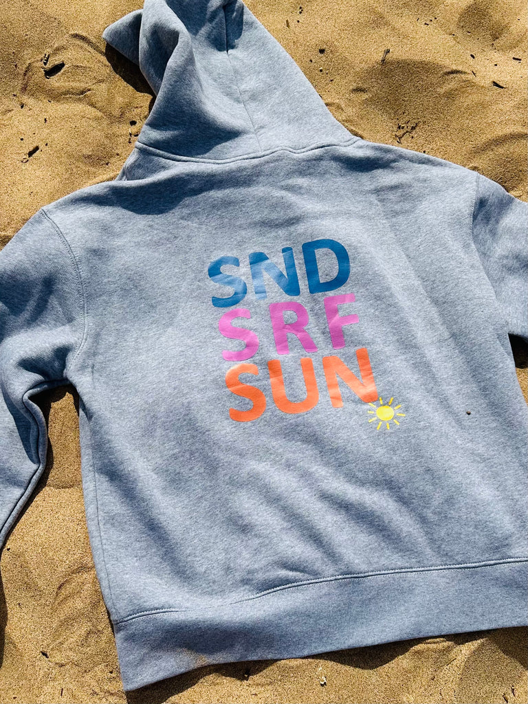 Sand Surf Sunshine Zip Front Hoody