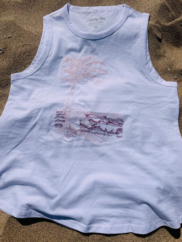 Embroidered Tank