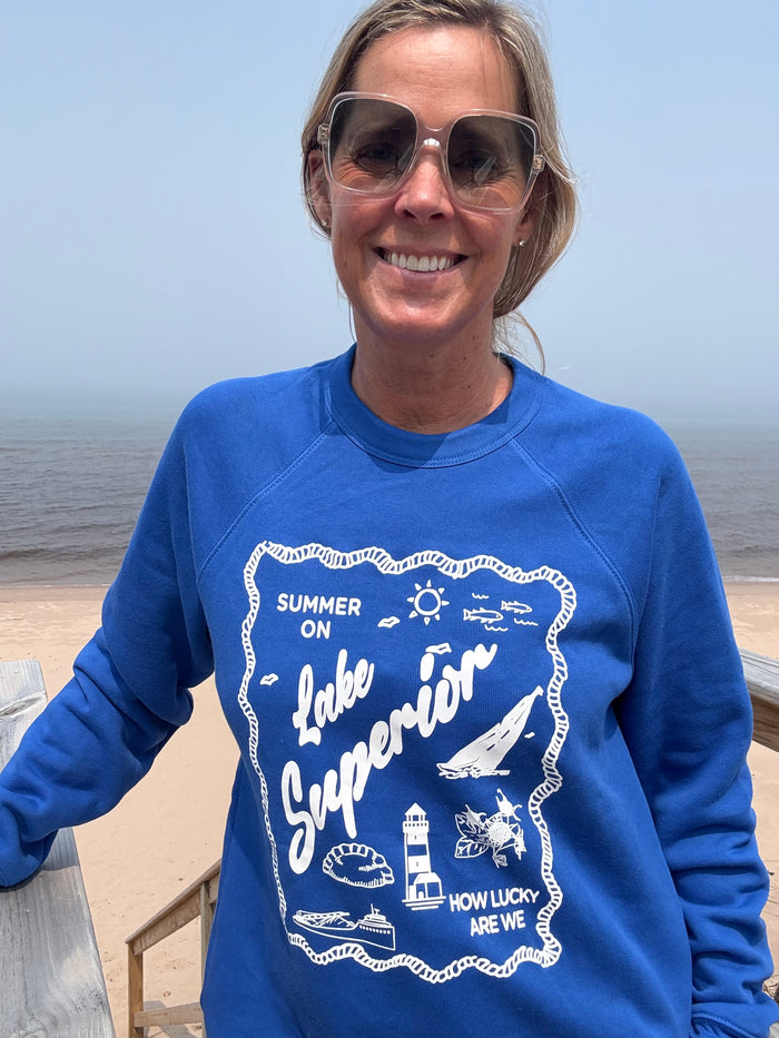 Unisex Long Sleeve Lake Superior Sweatshirt