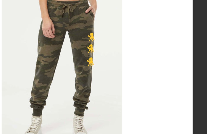 Mustang Camo Drawstring Fleece Pant