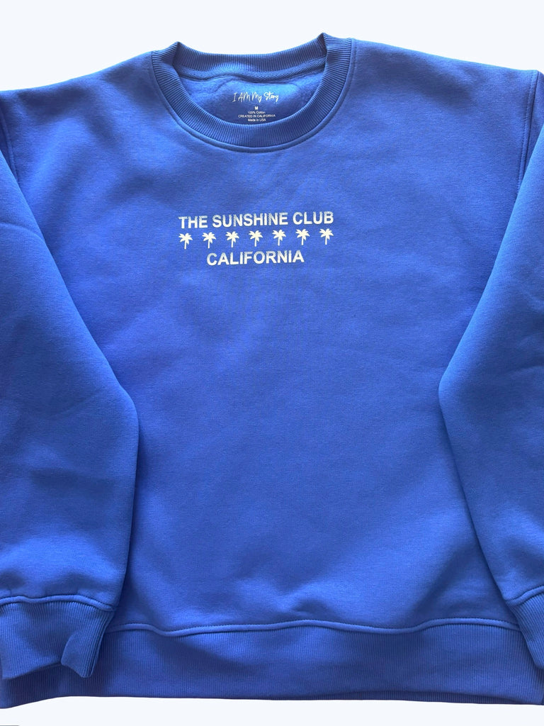 Sunshine Club Long Sleeve Women's Fleece Crew