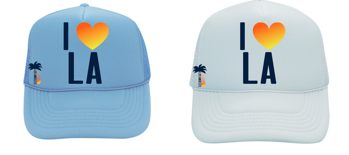 I Love LA Foam Trucker Hat