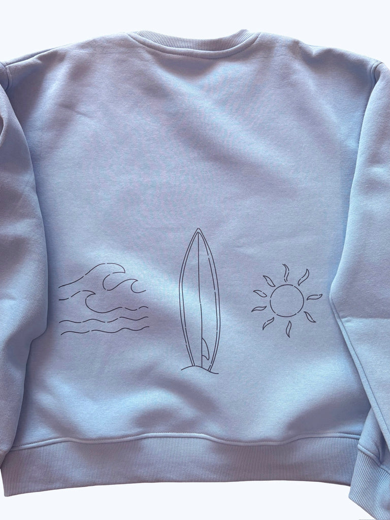 Sunshine Club Long Sleeve Women's Fleece Crew