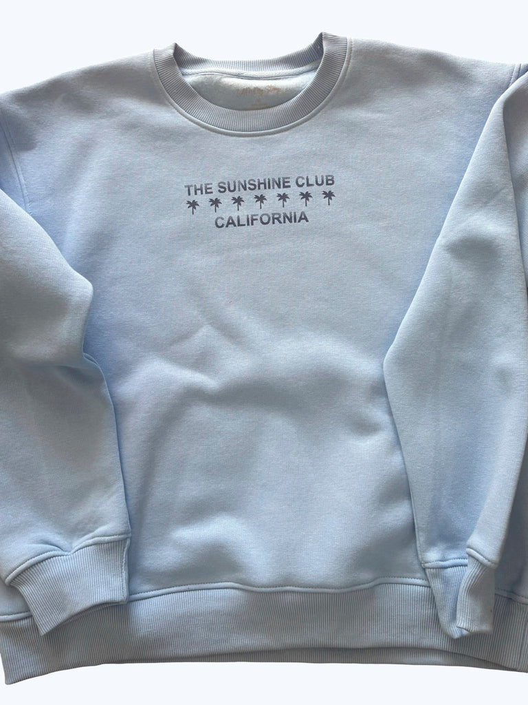 Sunshine Club Long Sleeve Women's Fleece Crew