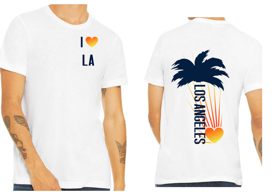 I Love LA UNISEX short sleeve T