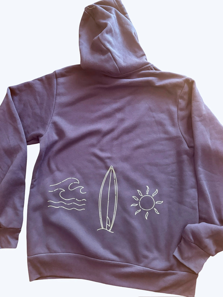 Sunshine Club Long Sleeve Zip Hoody