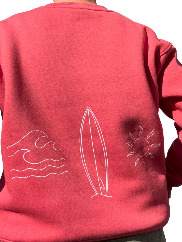 Sunshine Club long Sleeve Women's Classic fit Fleece Crew