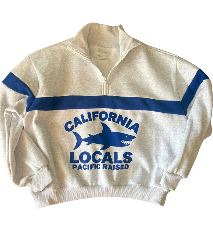 Women's Fleece 1/4 Zip Colorblock Sweatshirt